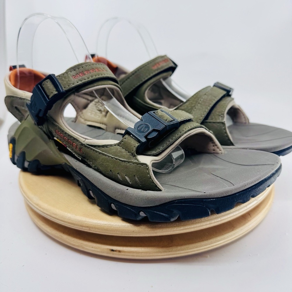 Merrell Huntington Sport Convert Sandals Shoes Women's 10 Olive Green Hiking
